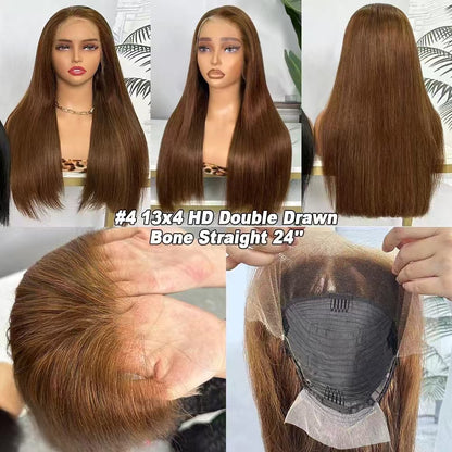 Vietnam Hair SDD Lace Bob Wig 13x4 Lace Frontal Wig Brown and Black