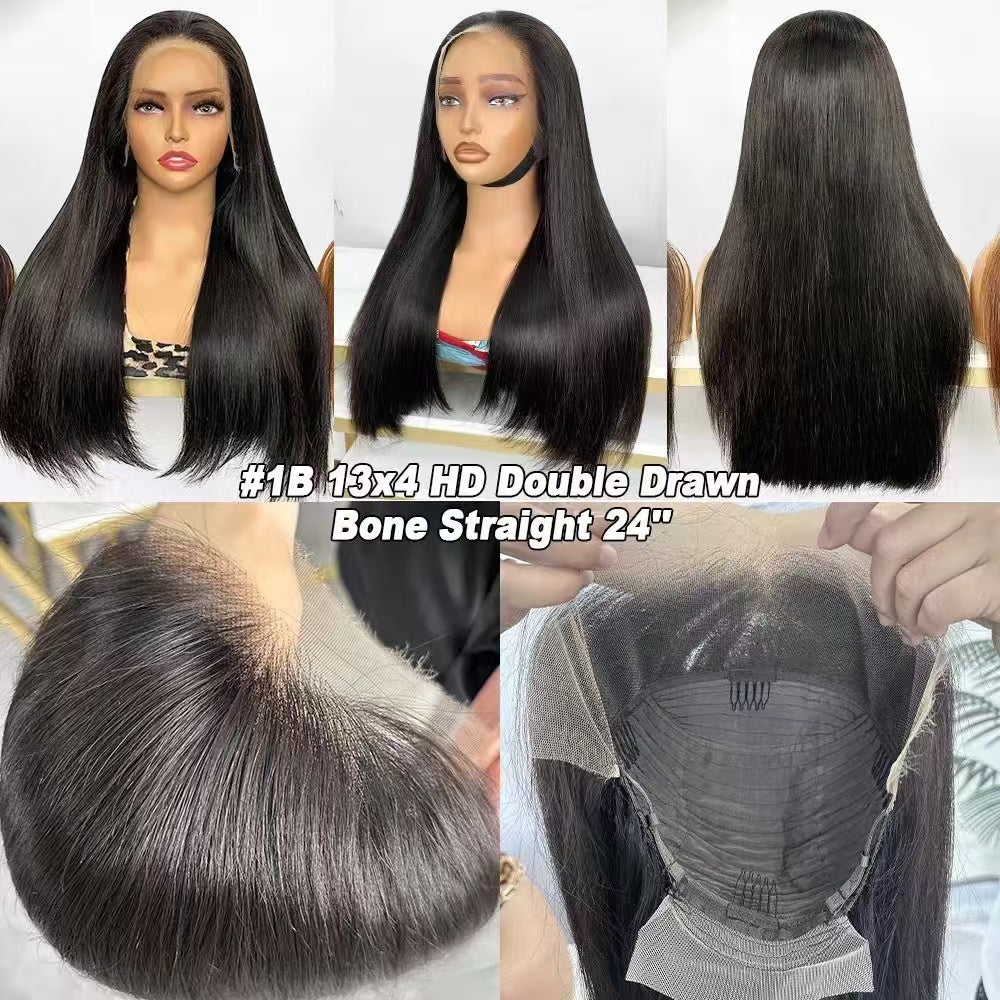 Vietnam Hair SDD Lace Bob Wig 13x4 Lace Frontal Wig Brown and Black