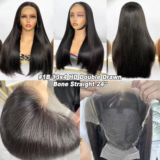 Vietnam Hair SDD Lace Bob Wig 13x4 Lace Frontal Wig Brown and Black