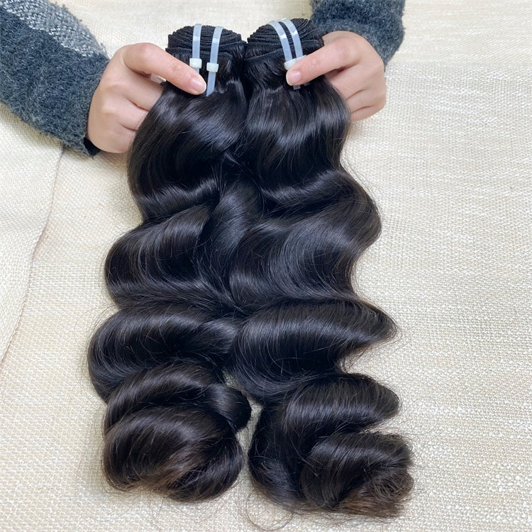 3Bundles/4bundles Raw Hair Loose Wave Brazilian Hair One Donor Hair Cuticle Aligned（复制）