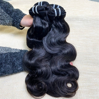 3Bundles/4bundles Raw Hair Body wave Brazilian Hair One Donor Hair Cuticle Aligned