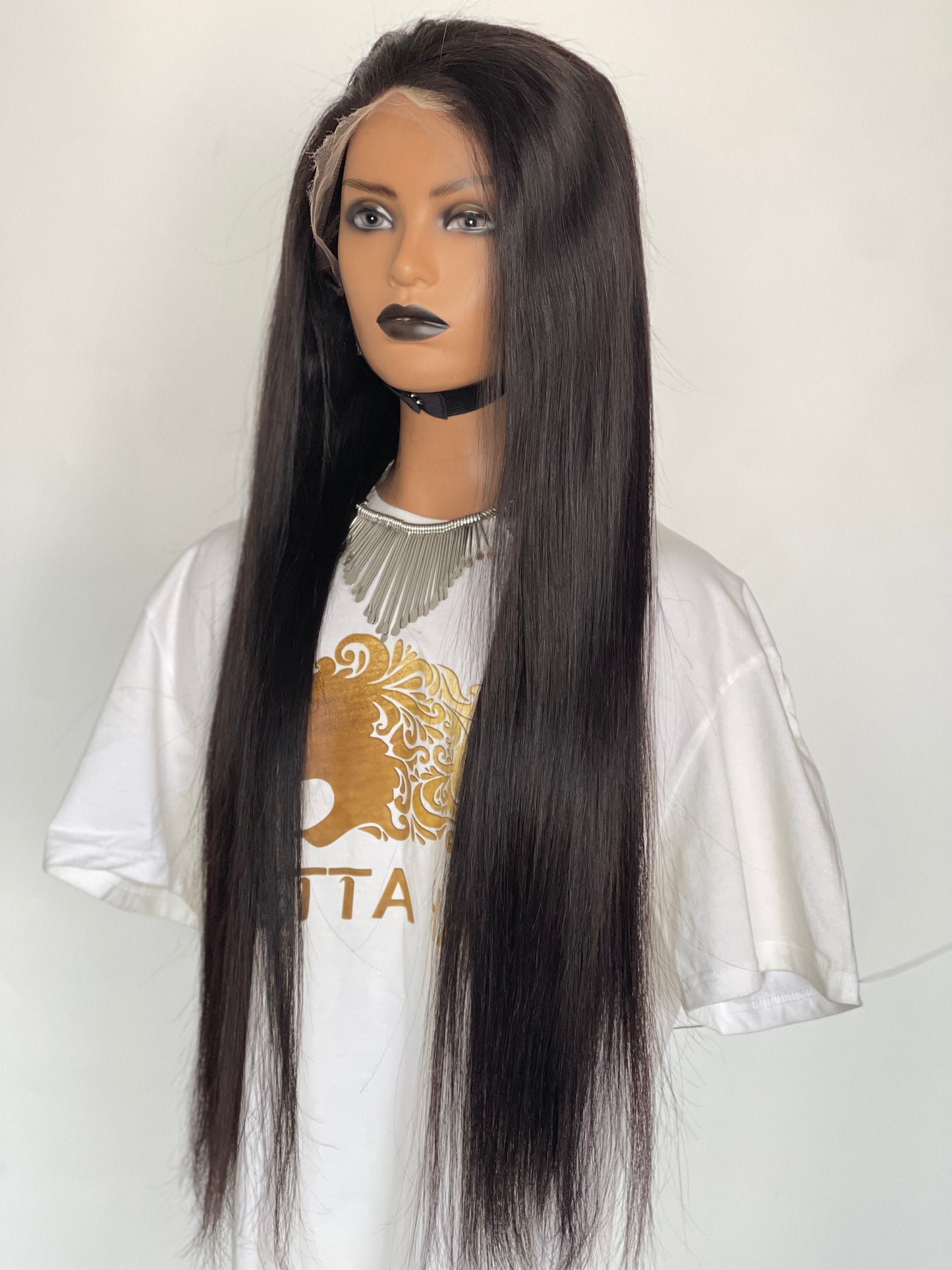13x4 HD Lace Frontal Wig Big Lace Silky Straight 100% Virgin Brazilian Hair Wig