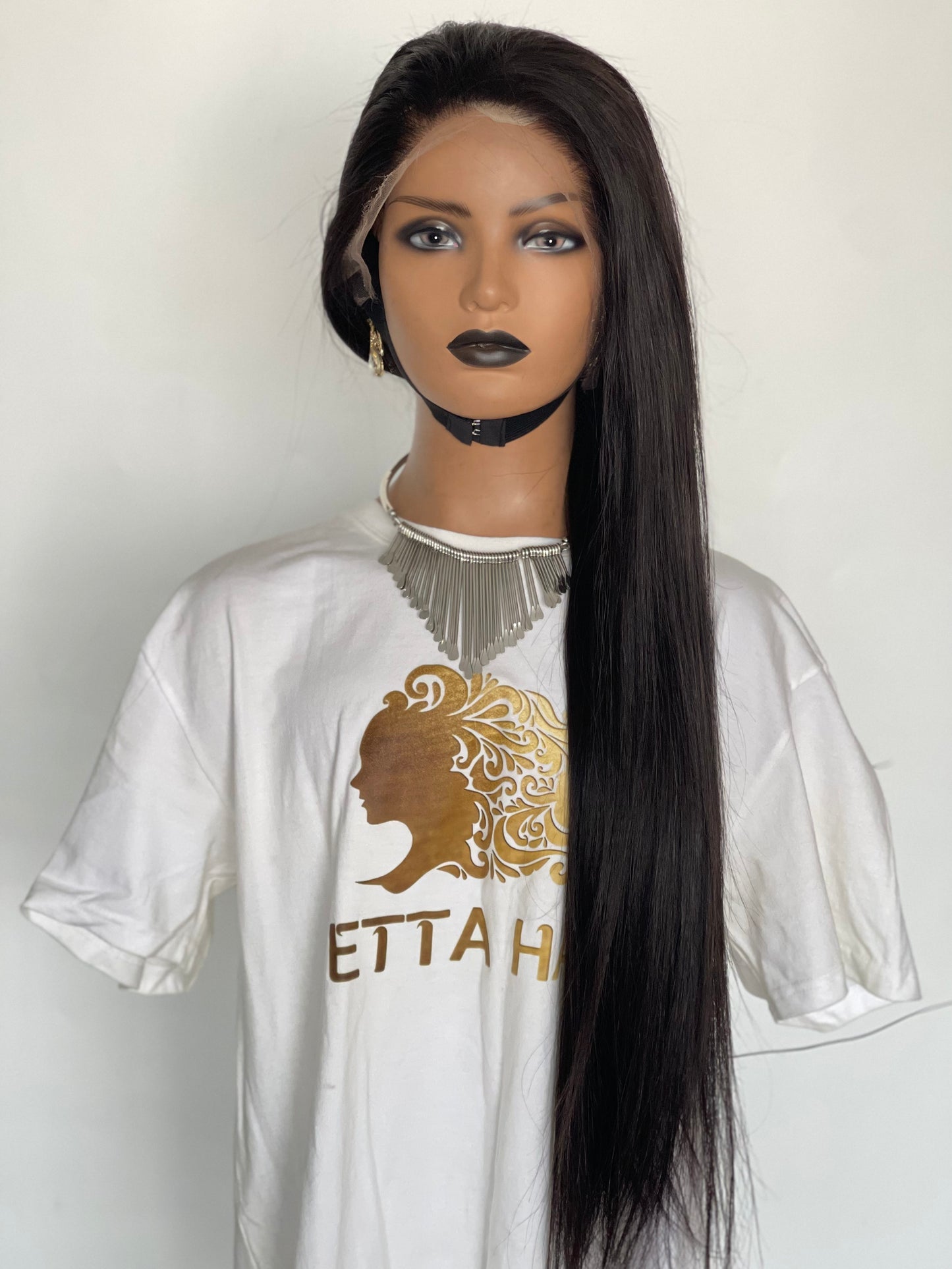 13x4 HD Lace Frontal Wig Big Lace Silky Straight 100% Virgin Brazilian Hair Wig