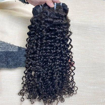 3Bundles/4bundles Raw Hair Natural Curly Brazilian Hair One Donor Hair Cuticle Aligned