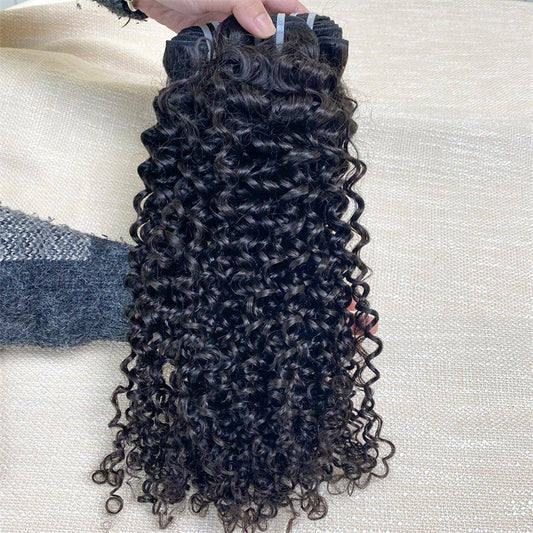 3Bundles/4bundles Raw Hair Natural Curly Brazilian Hair One Donor Hair Cuticle Aligned