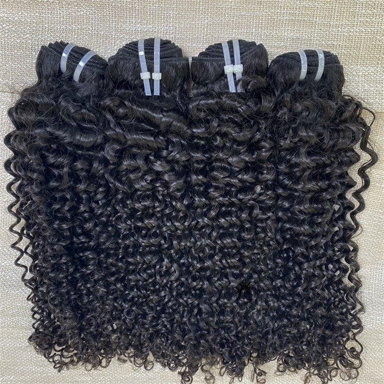 3Bundles/4bundles Raw Hair Natural Curly Brazilian Hair One Donor Hair Cuticle Aligned