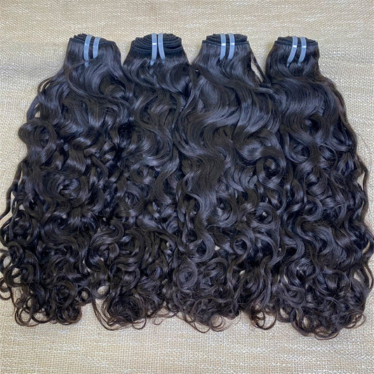 3Bundles/4bundles Raw Hair Water wave Brazilian Hair One Donor Hair Cuticle Aligned