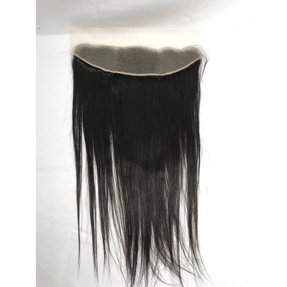 100% Virgin Brazilian Hair Straight 4Bundles with Ear to ear Lace Frontal