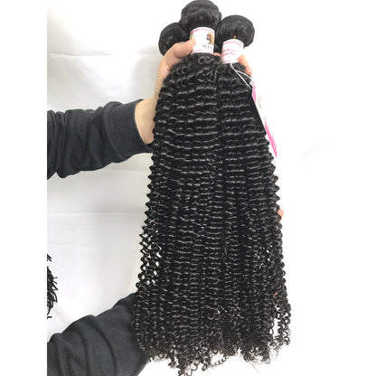 3Bundles/4bundles Kinky Curly 100% Virgin Brazilian Human Hair Weave