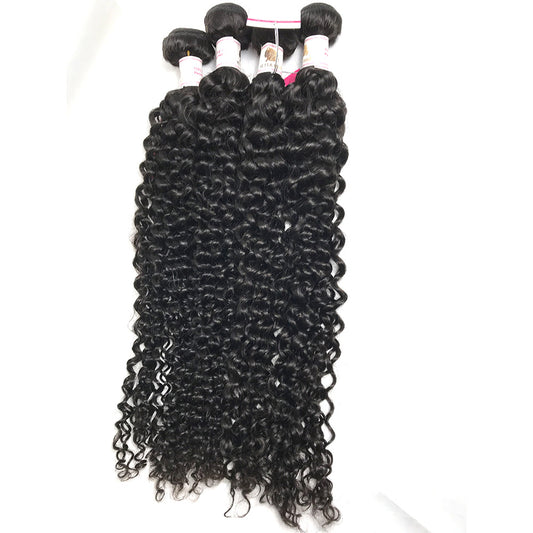 3Bundles/4bundles Top Quality Brazilian Virgin Hair Natural Curly can be wet