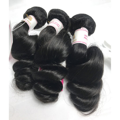 3Bundles/4bundles Loose Wave 100% Virgin Brazilian Human Hair