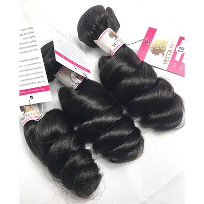 3Bundles/4bundles Loose Wave 100% Virgin Brazilian Human Hair