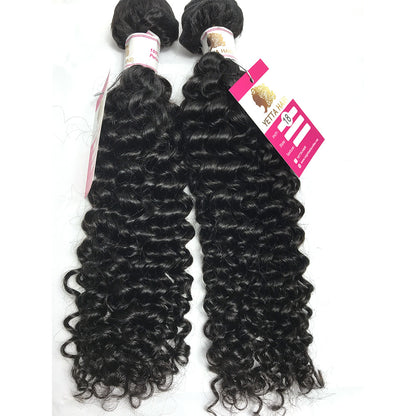 3Bundles/4bundles Top Quality Brazilian Virgin Hair Natural Curly can be wet