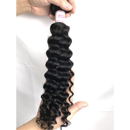 3Bundles/4bundles Top Quality 100% Pure Virgin Brazilian Human Hair Deep Curly