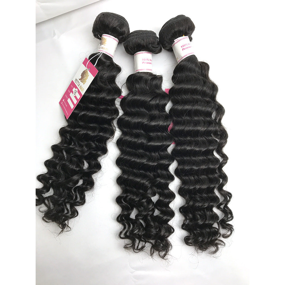 3Bundles/4bundles Top Quality 100% Pure Virgin Brazilian Human Hair Deep Curly