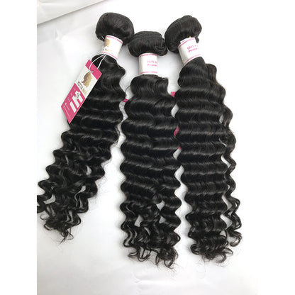 3Bundles/4bundles Top Quality 100% Pure Virgin Brazilian Human Hair Deep Curly