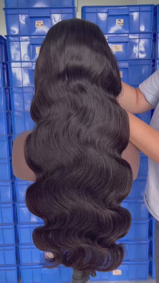 5x5 HD Lace Closure Wig Virgin Brazilian Hair Body wave